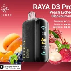 Elf Bar Raya D3 Pro 30K – Lychee Juicy Peach