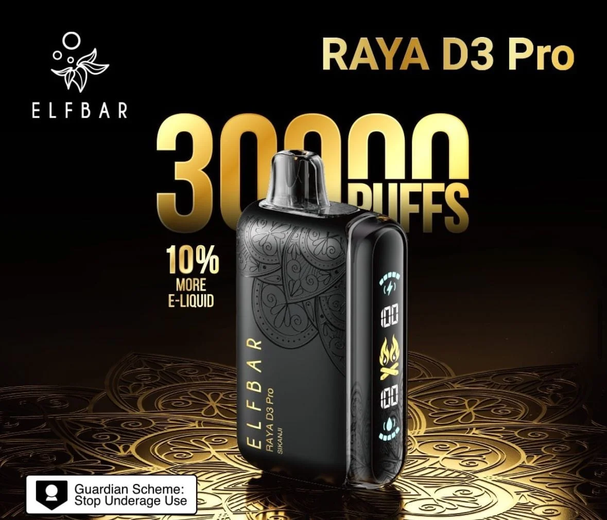 Elf bar Raya d3 pro -30k Grape ice