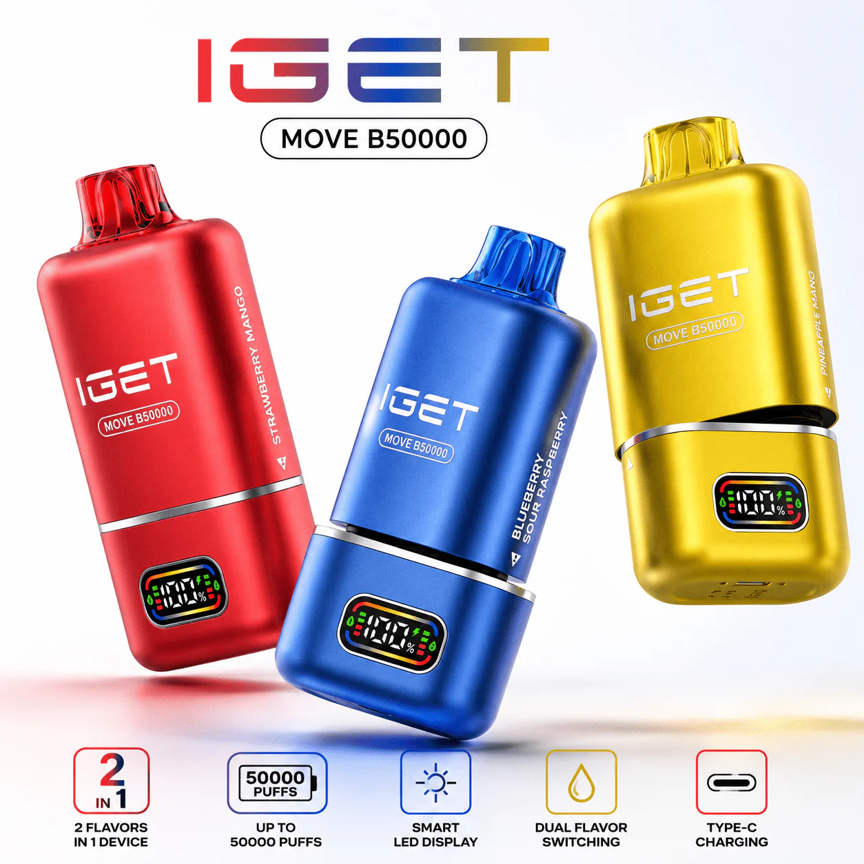 Iget Move – 2 flavours in 1 device Iget Move – 2 flavours in 1 device